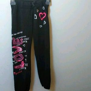 Justice Black Sweatpants